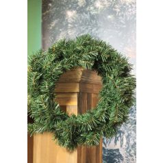 Zöld mű tűlevelű koszorú - 50 cm 