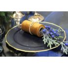 Karácsonyi tálca - kék matt - 33 cm