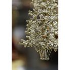 Arany függő karácsonyfa - 19 cm  