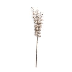 Pezsgő színű szívecskés levelek száron - 70 cm  