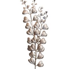 Pezsgő színű szívecskés levelek száron - 70 cm  