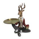 Elegáns rlnszarvas figura - 20x13,5x28,5 cm