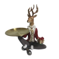 Elegáns rlnszarvas figura - 20x13,5x28,5 cm
