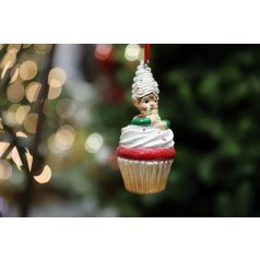 Karácsonyi manó muffinban - 11 cm - Raktáron