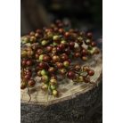 Zöldes-piros bogyók, ágon - 20 cm - 12 db 