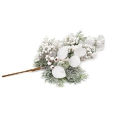 Fehér fagyos mű betűző - 70 cm 
