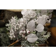 Fehér fagyos mű betűző - 70 cm 