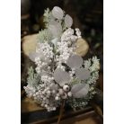 Fehér fagyos mű betűző - 70 cm 