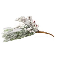 Fehér fagyos mű betűző - 35 cm