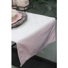 Rózsaszín bársony asztali futó - 150 cm
