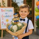 Nyomtatott dekorkarton - Ballagási maci - 2 db-os szett