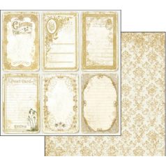   Scrapbook papír -  Karácsonyi kártyák  - 2 oldalas - 30,5 x 30,5 cm  