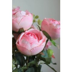 Rózsaszínű mű ázsiai boglárka csokor - 51 cm 