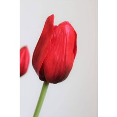 Piros mű tulipán csokor - 46 cm