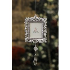 Ezüst felfüggeszthető képkeretek - 20 cm - 2 db-os szett