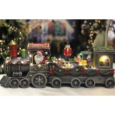   Klasszikus világító karácsonyi dekoráció vonat - 40 cm   