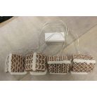 Világító mézeskalács falu házikókkal - 8 db -os szett