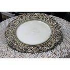 Arany színű matt dekor tálca - 35 cm