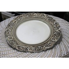 Arany színű matt dekor tálca - 35 cm