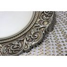 Arany színű matt dekor tálca - 35 cm