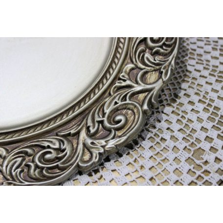 Arany színű matt dekor tálca - 35 cm