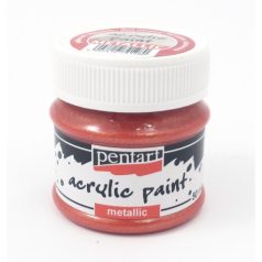 Pentart, metál akrilfesték - Aranyvörös - 50 ml
