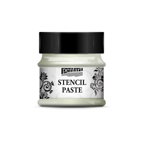Pentart stencil paszta - Gyöngyház - Jégvirág -  50 ml 