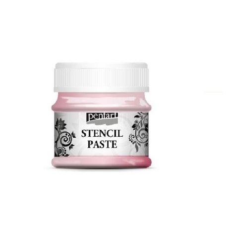 Pentart stencil paszta - Gyöngyház - Vattacukor - 50 ml 