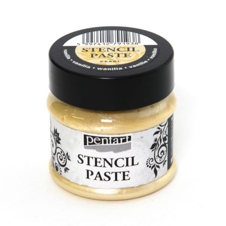 Pentart stencil paszta - Gyöngyház - Vanília - 50 ml 