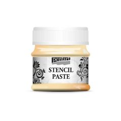 Pentart stencil paszta - Gyöngyház - Barack - 50 ml 