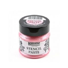 Pentart stencil paszta - Gyöngyház - Mályvarózsa - 50 ml