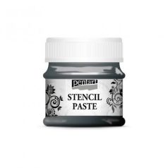 Pentart stencil paszta - Metál - Ezüst - 50 ml