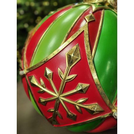 Klasszikus világító karácsonyi gömb - 45 cm 