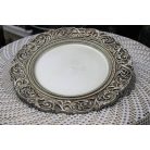 Arany színű matt dekor tálca - 36 cm