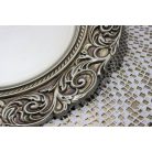 Arany színű matt dekor tálca - 36 cm