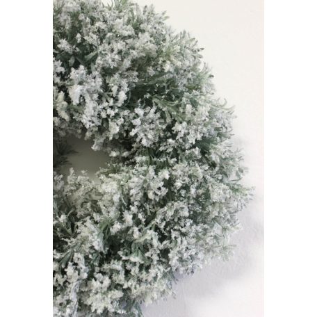 Halványzöld havas koszorú - 40 cm   