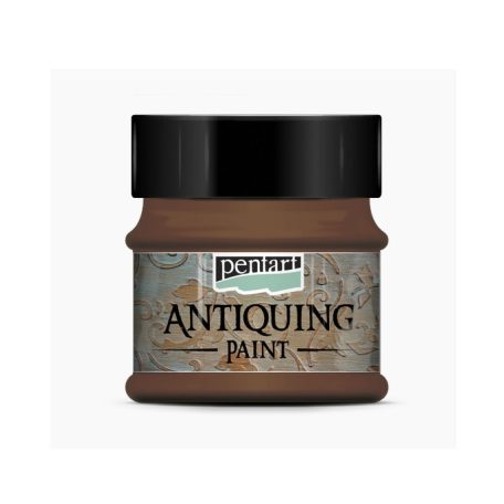 Pentart antikoló festék - Sötétbarna - 50 ml 