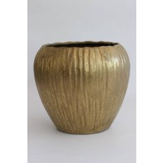 Arany színű kerámia virágcserép - 30 cm   