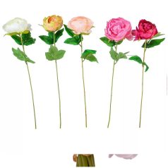 Peonia virág szálas - 5 szín - 55 cm