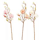 Magnólia ág polifoam - 3 virágos - 78 cm
