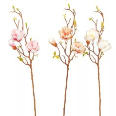 Magnólia ág polifoam - 3 virágos - 78 cm