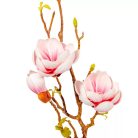 Magnólia ág polifoam - 3 virágos - 78 cm