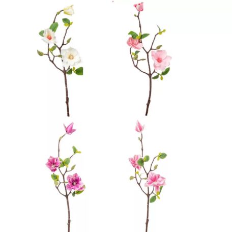 Magnólia ág - 3 virágos mix - 50 cm