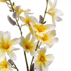 Magnólia ág - Fehér-sárga - 90 cm