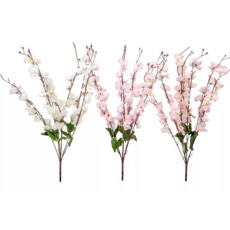 Barackvirág ág - 7 virágú - 57 cm 