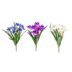 Irisz csokor - 7 virágú - 50 cm 