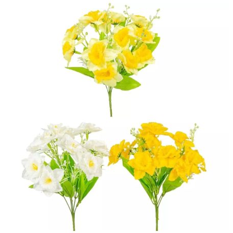 Nárcisz csokor - 12 virágos - 35 cm