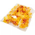 Orchidea virágfej polifoam - Sárga - 10 cm -  24db/csomag