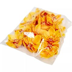 Orchidea virágfej polifoam - Sárga - 10 cm -  24db/csomag
