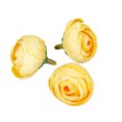 Boglárka virágfej - Sárga - 3 cm